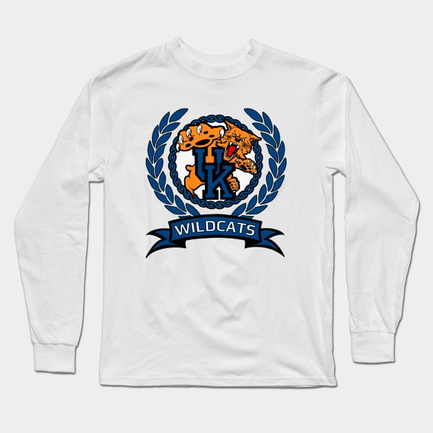 Wildcats 90s Style Long Sleeve T-Shirt by Colonel JD McShiteBurger
